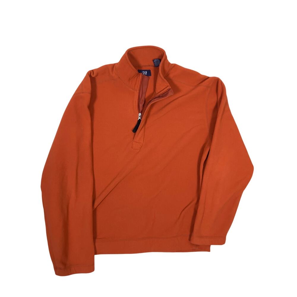 GAP Orange Quarter-Zip Men's Sweater